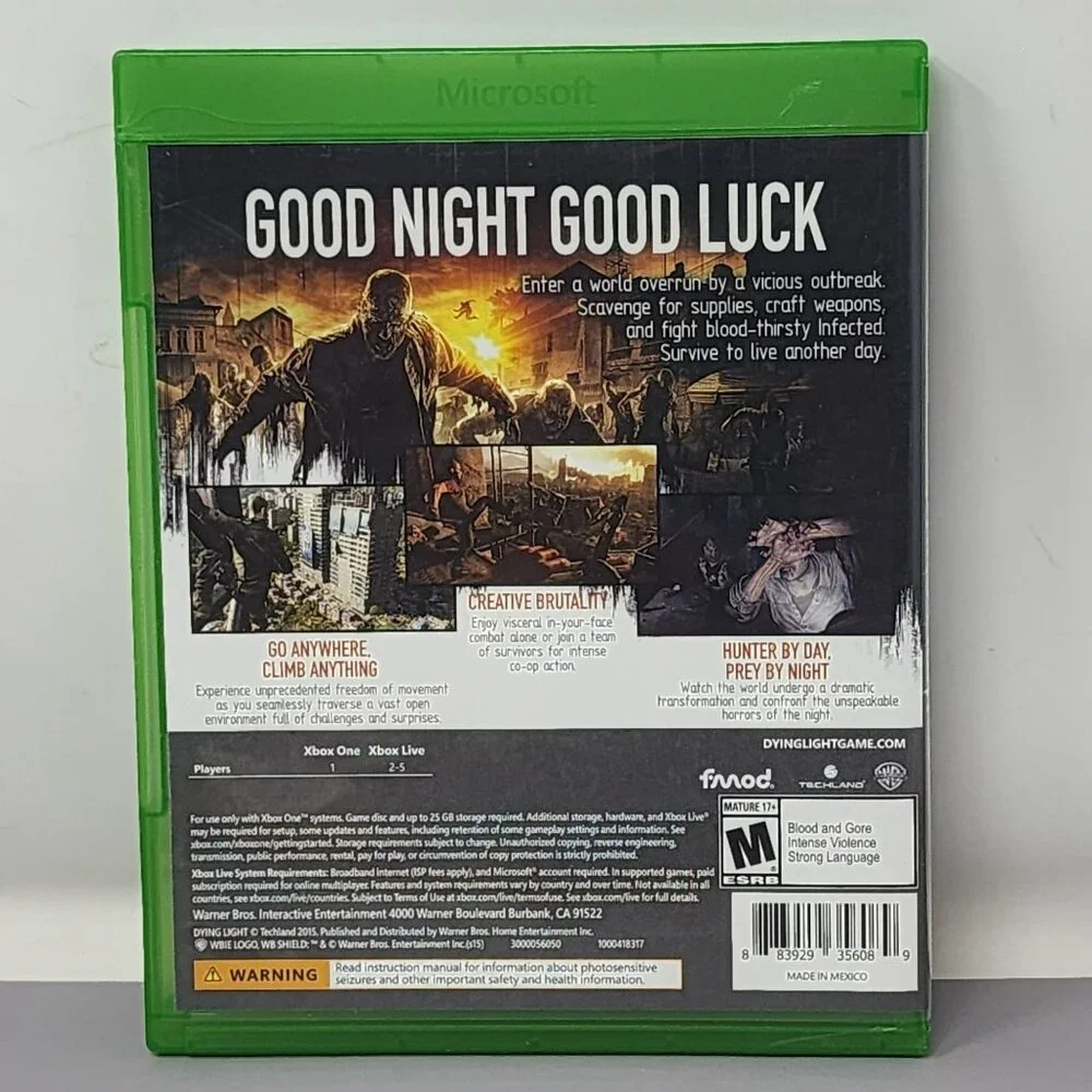 Dying Light Xbox One Game‎ Untested